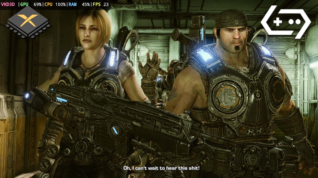 Эмулятор Gears of War 3 Xenia для Xbox 360 на Android / Red Magic 10 Pro+ / SD8 Elite (Gamehub 5....