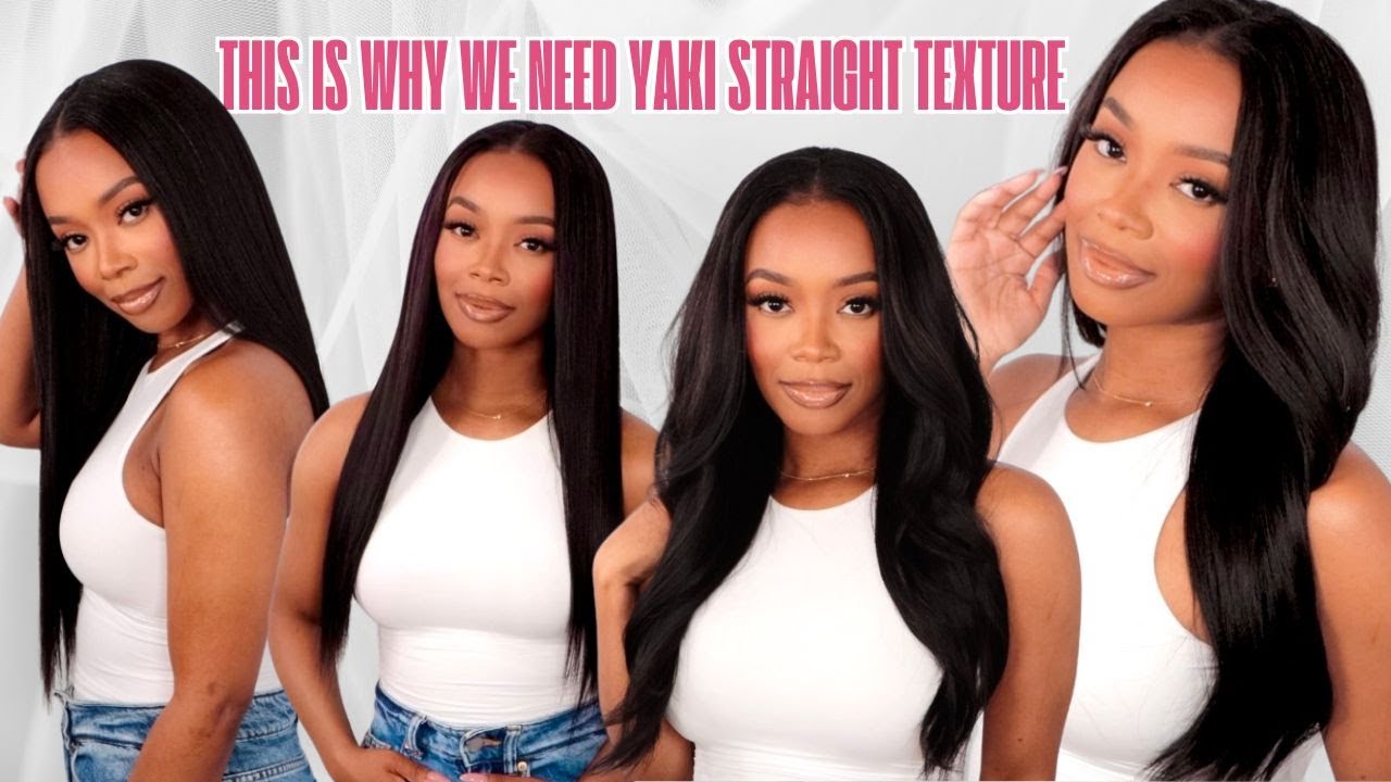 UNDER 5 MINUTE INSTALL | Natural Looking Yaki Straight V part Wig Install For Beginners #nadulahair