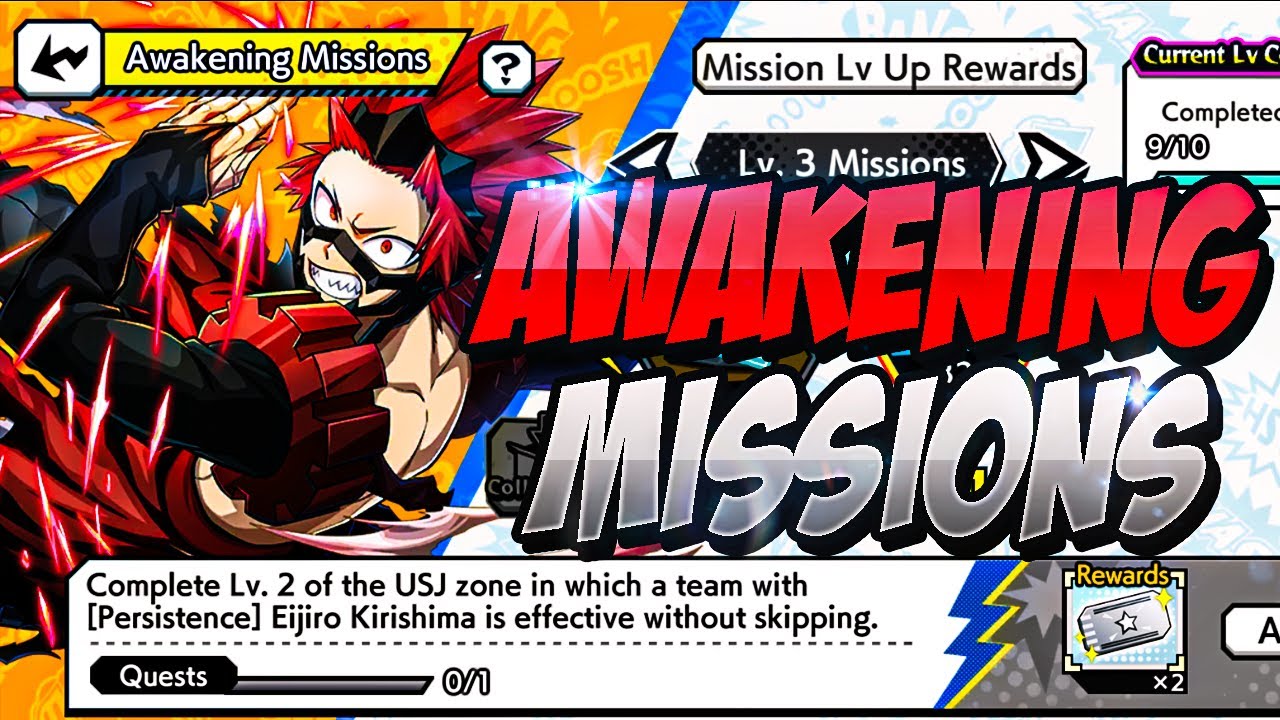DON'T Make This MISTAKE! Awakening Missions! My Hero Ultra Impact