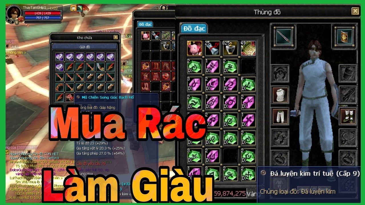 Đầu Tư 20m Mua RÁC và Cái Kết - Sro VTC