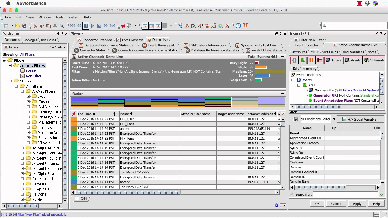 ArcSight Console training - Part 1