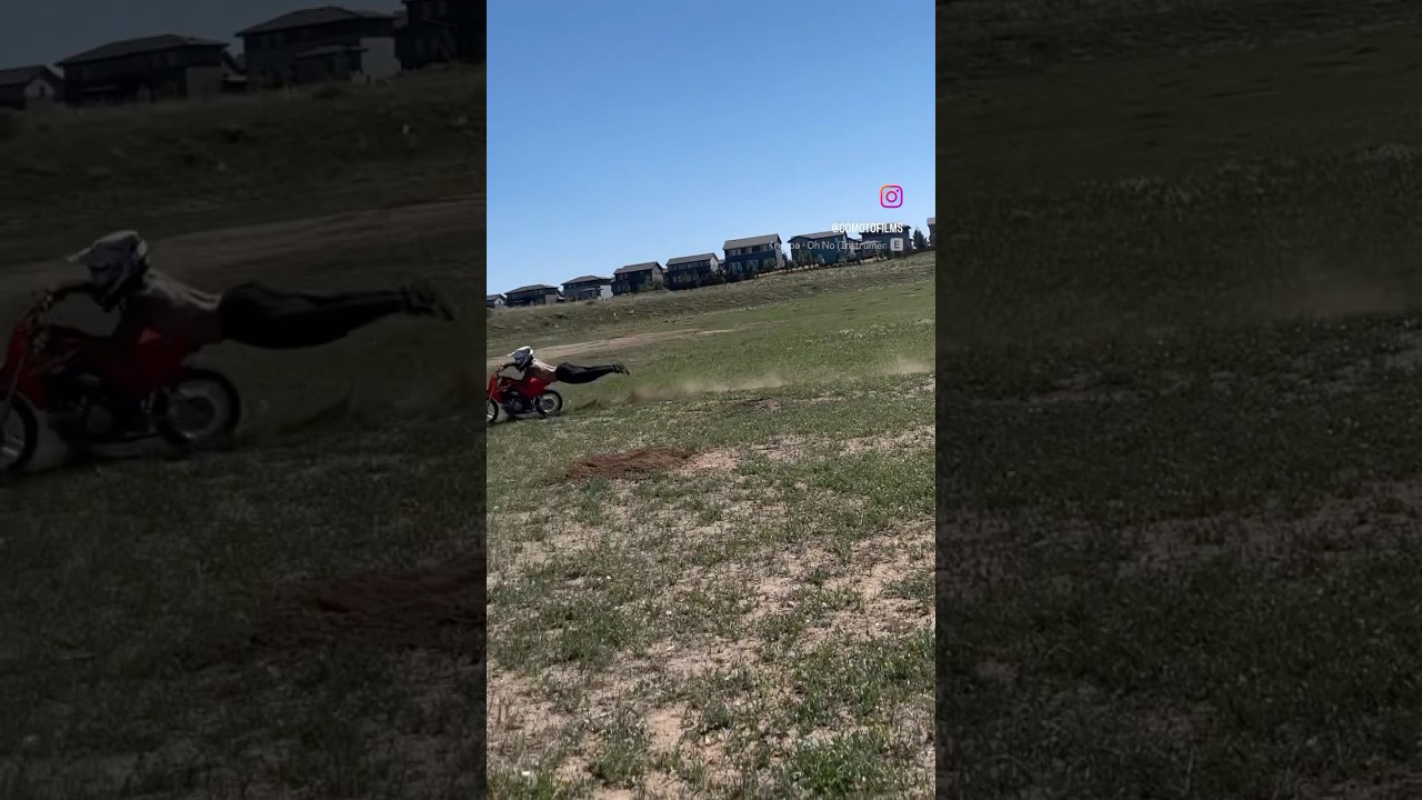 How to Superman on a pitbike #dirtbike #pitbike #mxfail