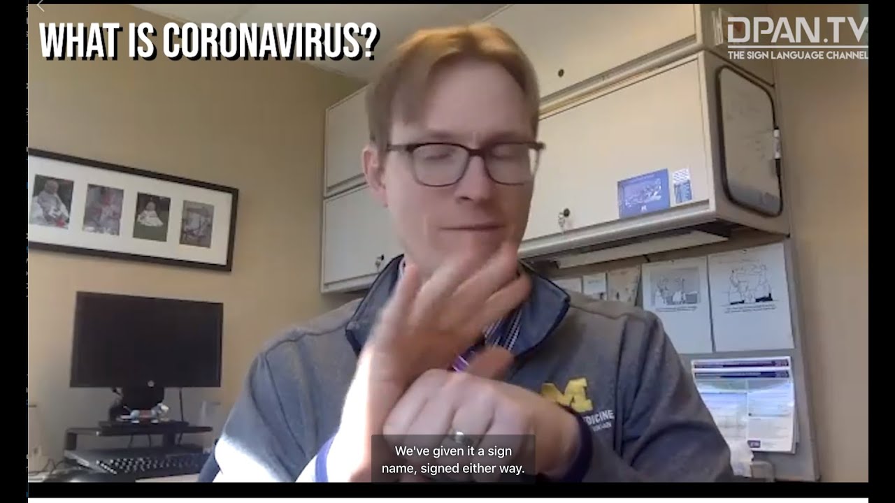 Coronavirus explained in ASL by deaf physician Dr. Michael M. McKee, MD, MPH