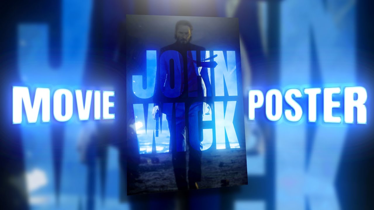 How to Make a Movie Poster in Photopea (Text Effect Tutorial)