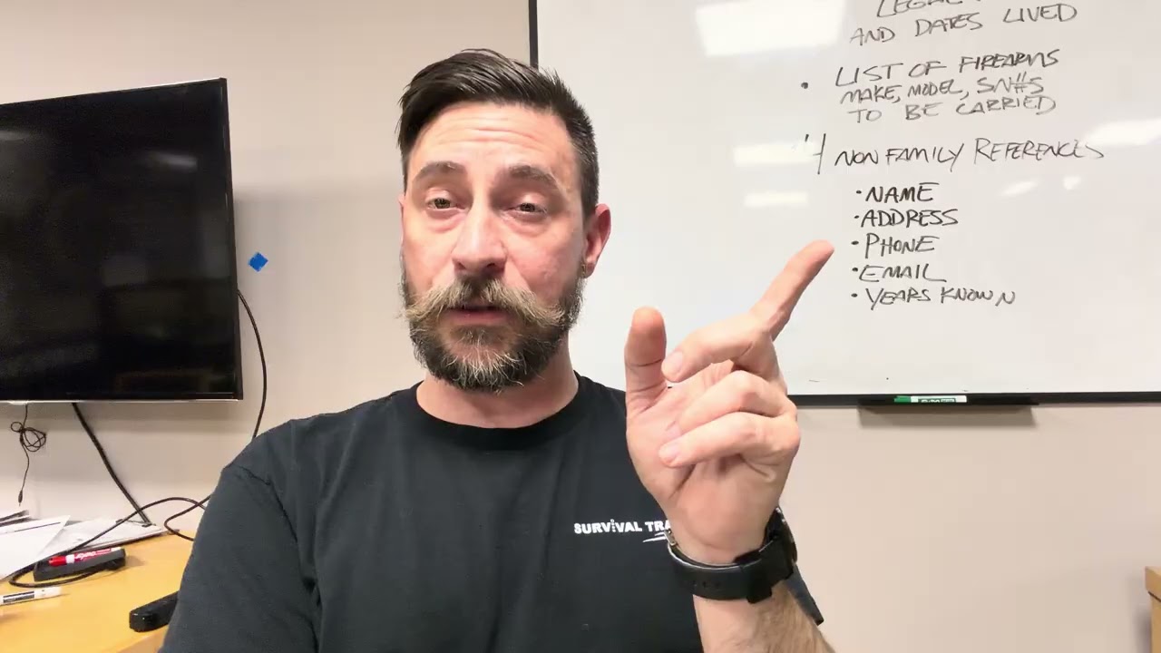 Survival Trail NJ Concealed Carry Class. Instructor Ed Hartzel tells what to expect, what to bring. 