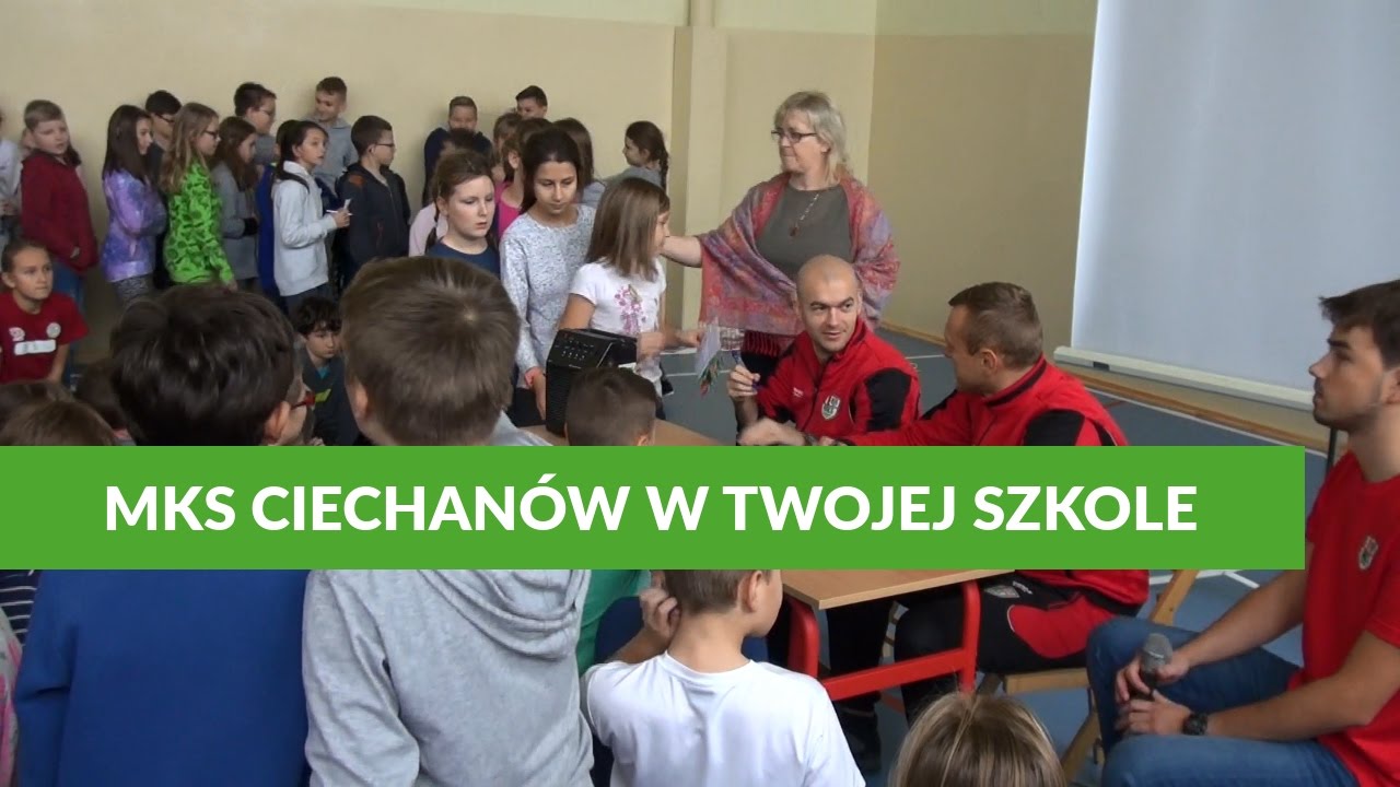 MKS Ciechanów w Twojej szkole - Szkoła Podstawowa nr 3 w Ciechanowie