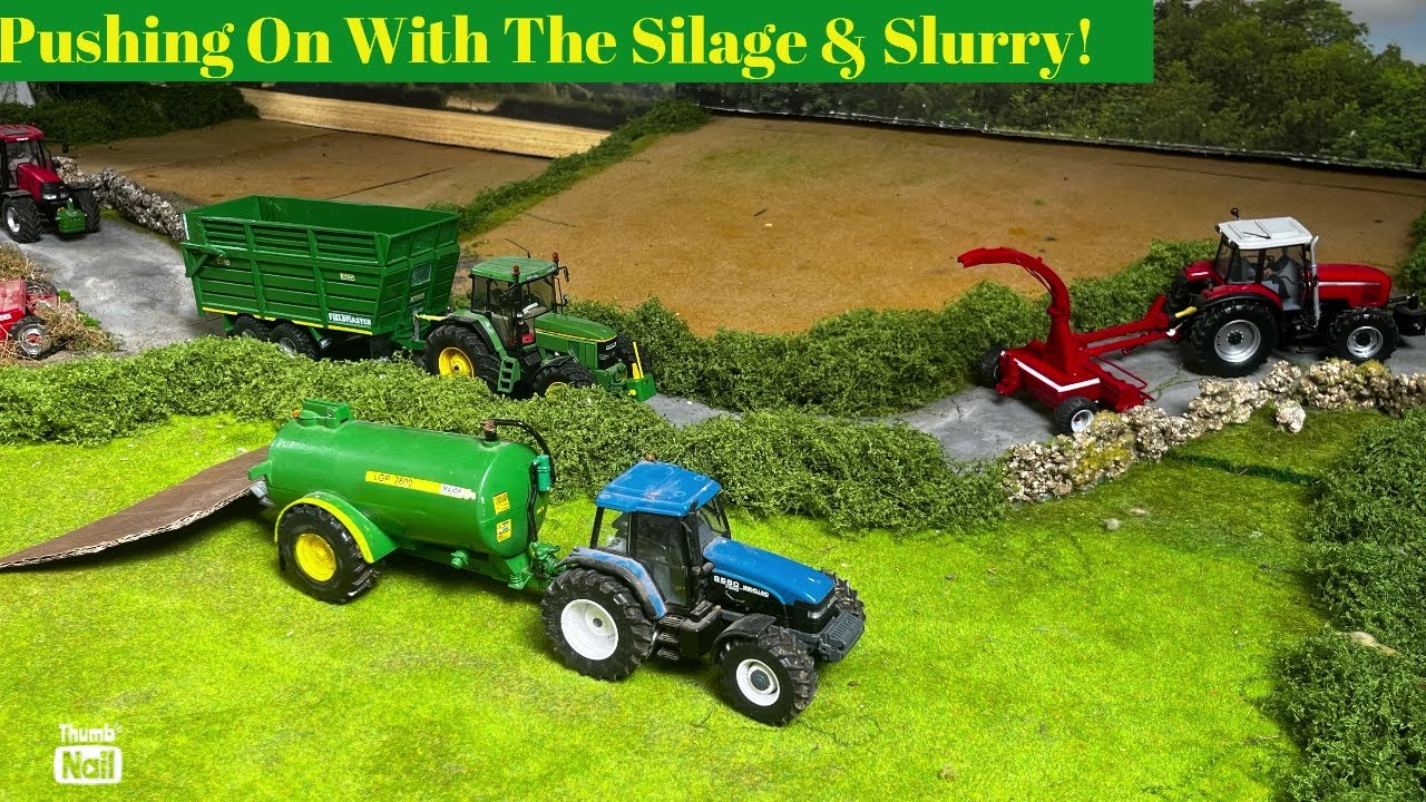 HELP HAS BEEN CALLED IN - Slurry Silage + Muck Shifting - The Big 1/32 Model Farm Diorama #4