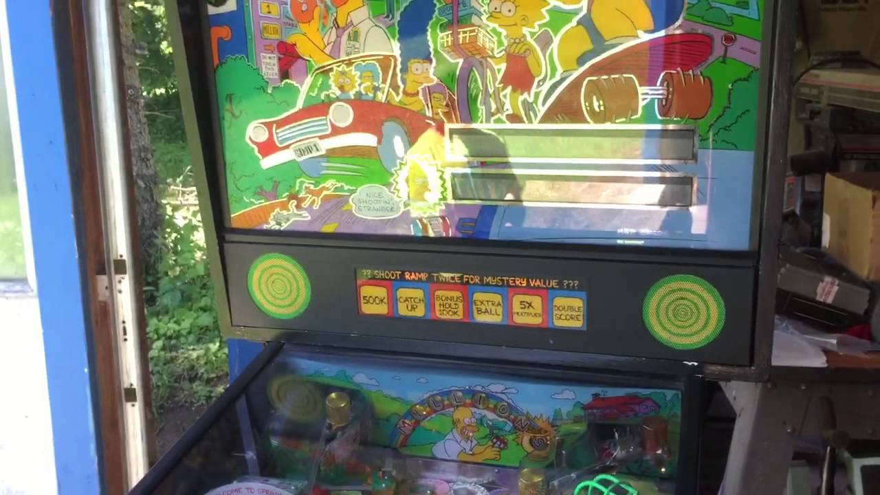 1990 Data East Simpsons pinball machine part 1