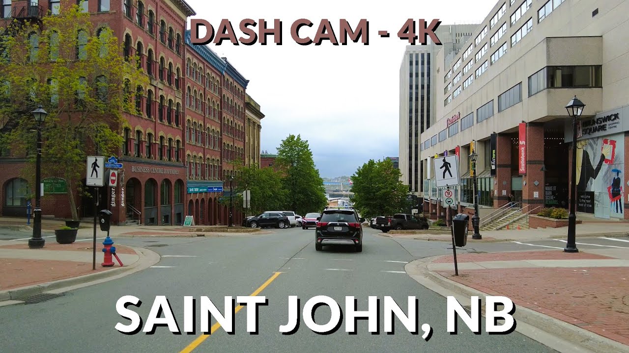 🚗 Saint John, New Brunswick 🌊 4K Drive