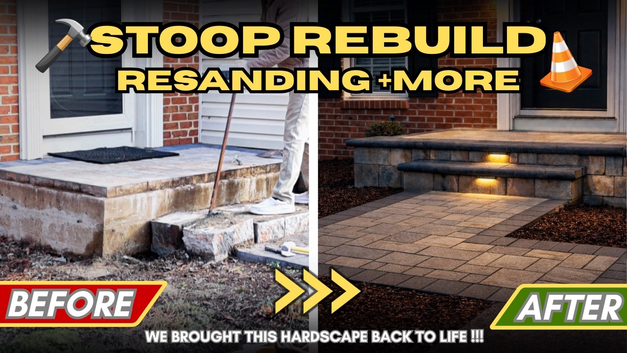 Fixing a Failing Paver Stoop & Walkway Installed by a Bad Contractor