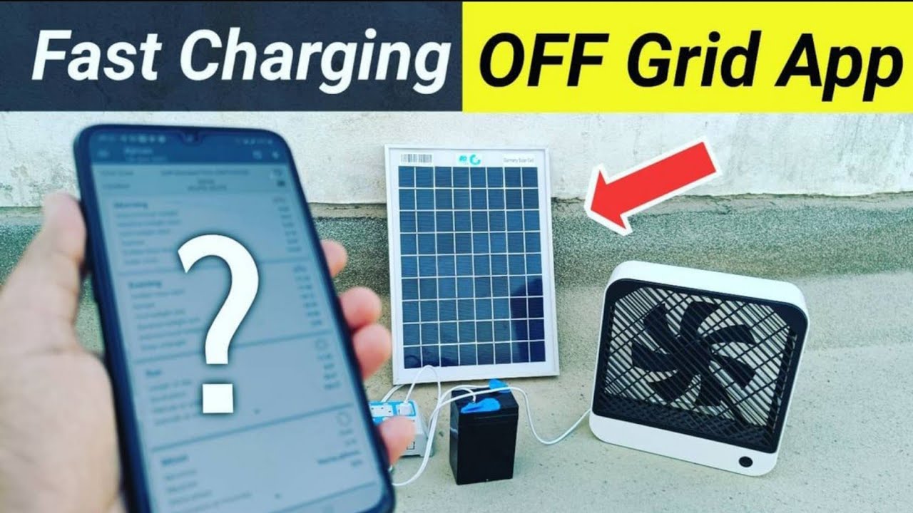 This APP will charge OFF-Grid Solar Plant Faster