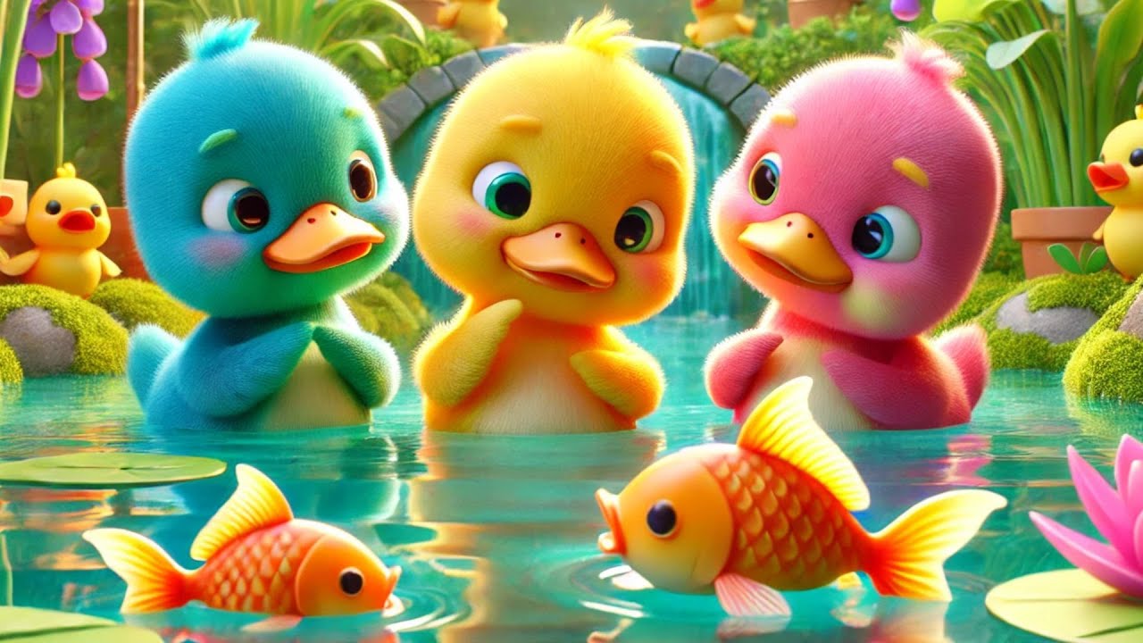 Bài Hát Cá Vàng Bơi, Chú Vịt Con - Phim Ca Nhạc Hoạt Hình Thiếu Nhi Hay Nhất Hiện Nay