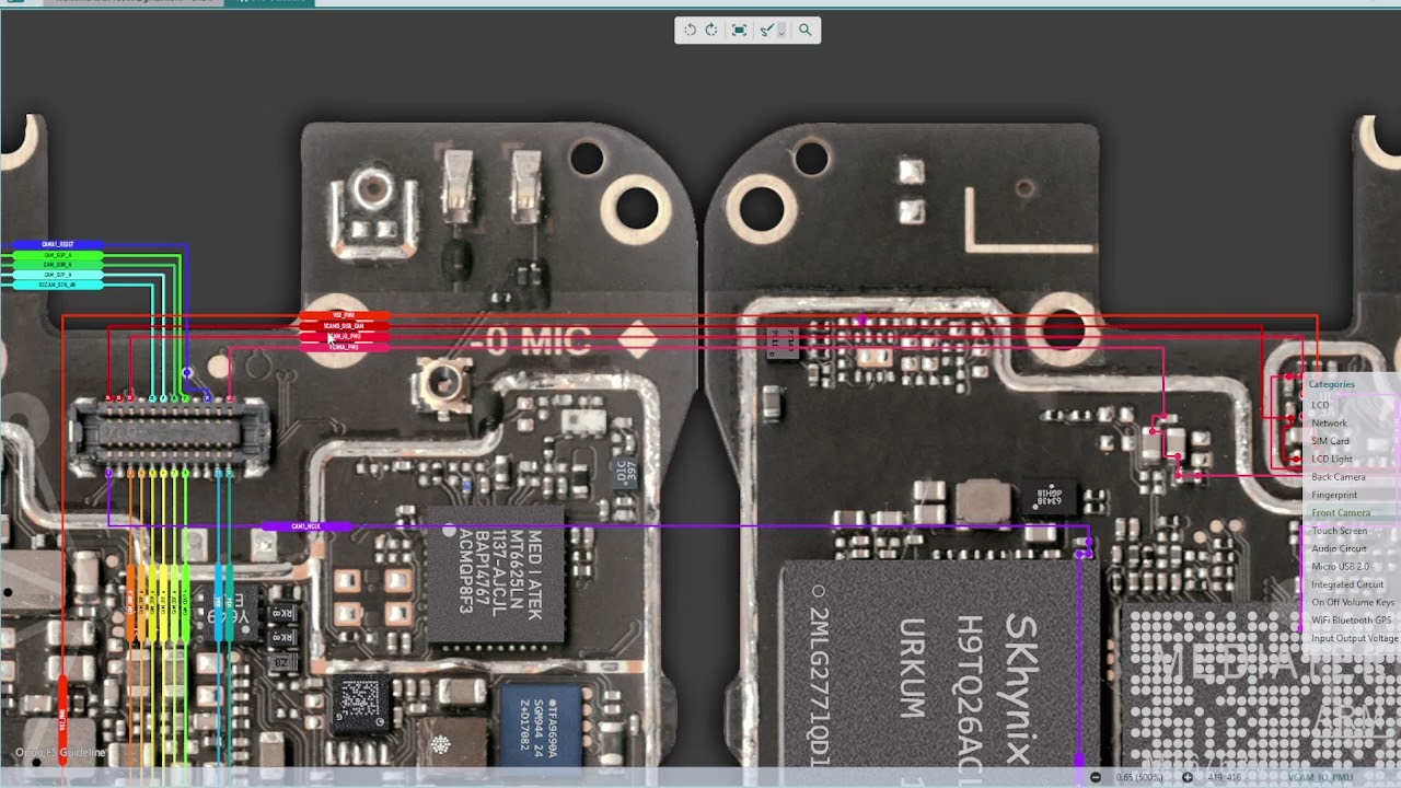 Oppo F5 CPH1723 Full Block Diagram