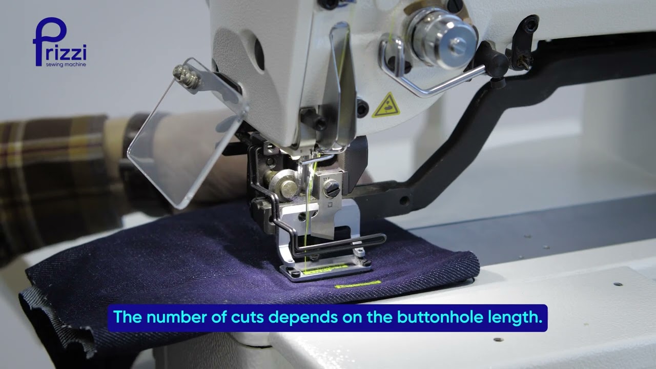 JUKI LBH1790ANB Buttonholing Machine | High-Speed Computer-Controlled Industrial Sewing Tutorial