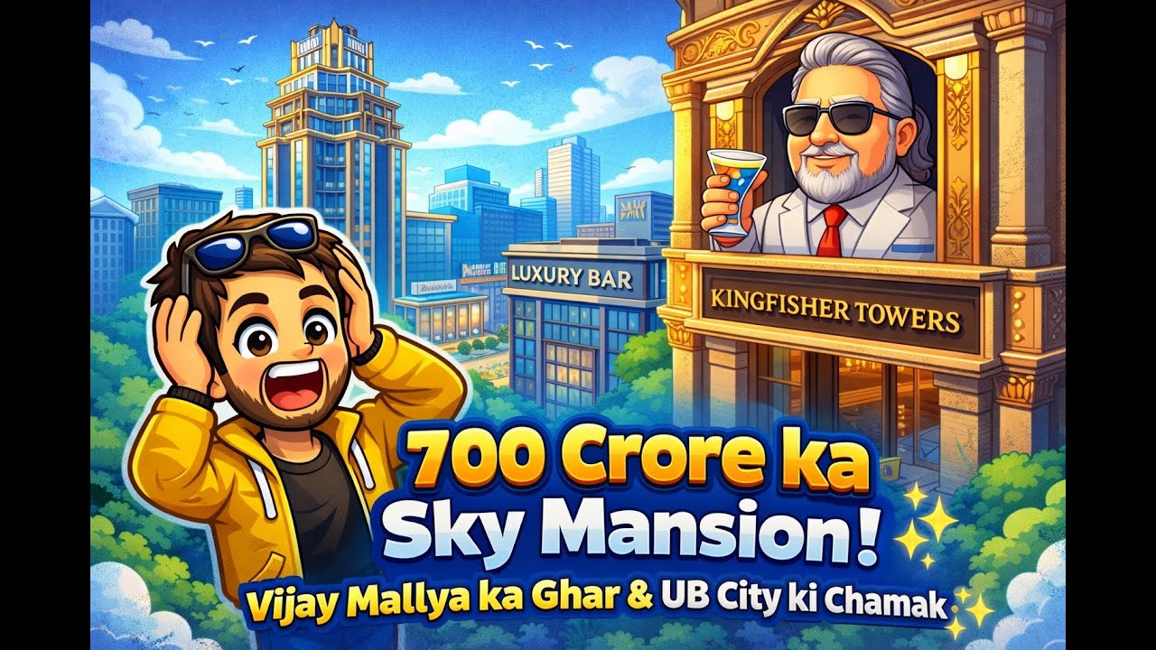 700 Crore ka Sky Mansion! 🏰 Vijay Mallya ka Ghar & UB City ki Chamak ✨