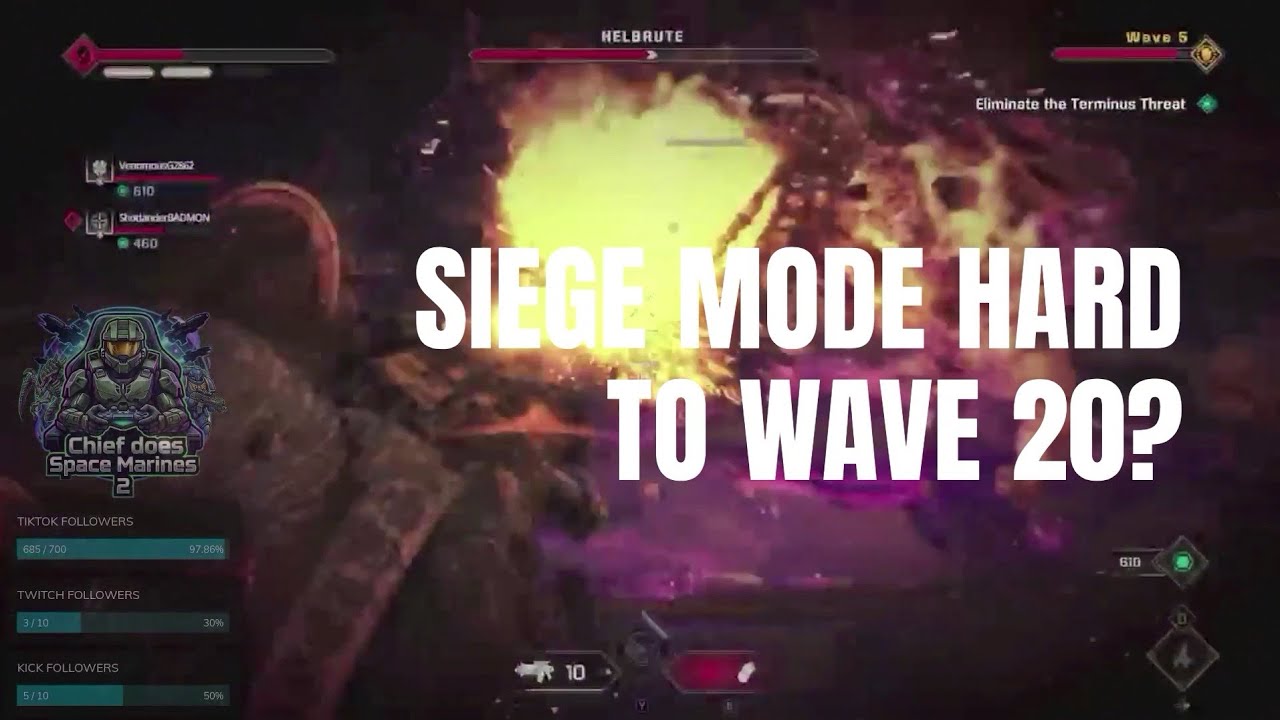 Space Marines 2 - Hard Siege to Wave 20?