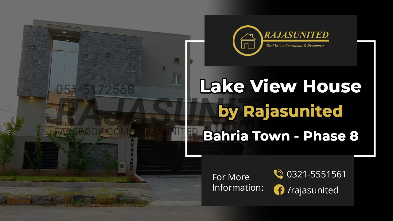 Lake View House by Rajasunited | Bahria Town Phase 8 | Rawalpindi | Islamabad