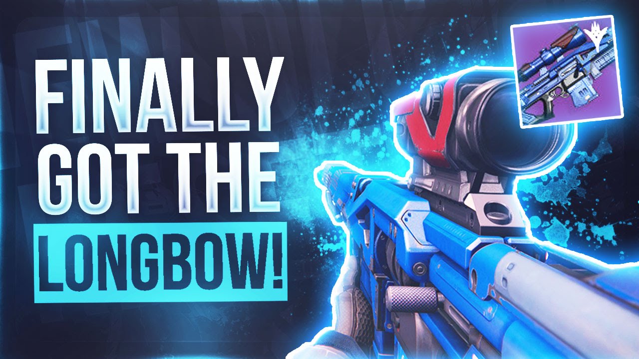 Destiny I FINALLY GOT THE LONGBOW "REACTION" - Destiny The AMAZING Longbow Legendary Sniper