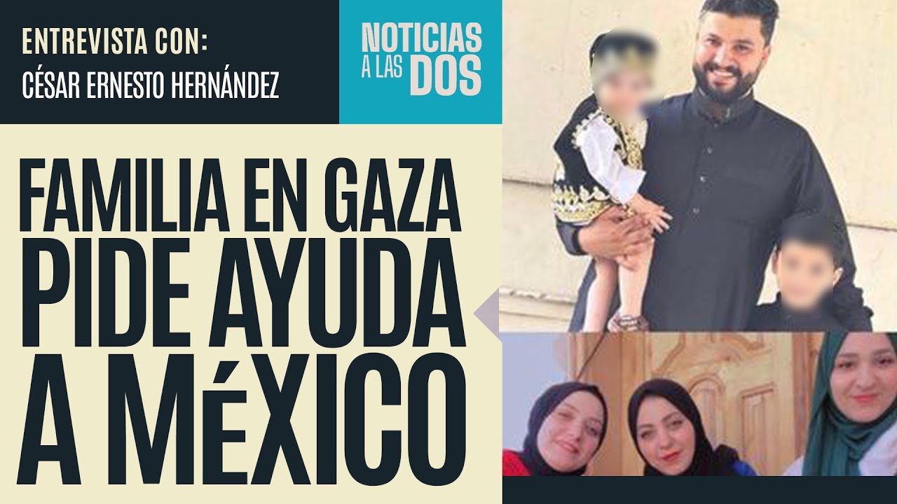 #Entrevista¬ Shadi Abed, refugiado palestino, pide a Gobierno mexicano traer a su familia de Gaza
