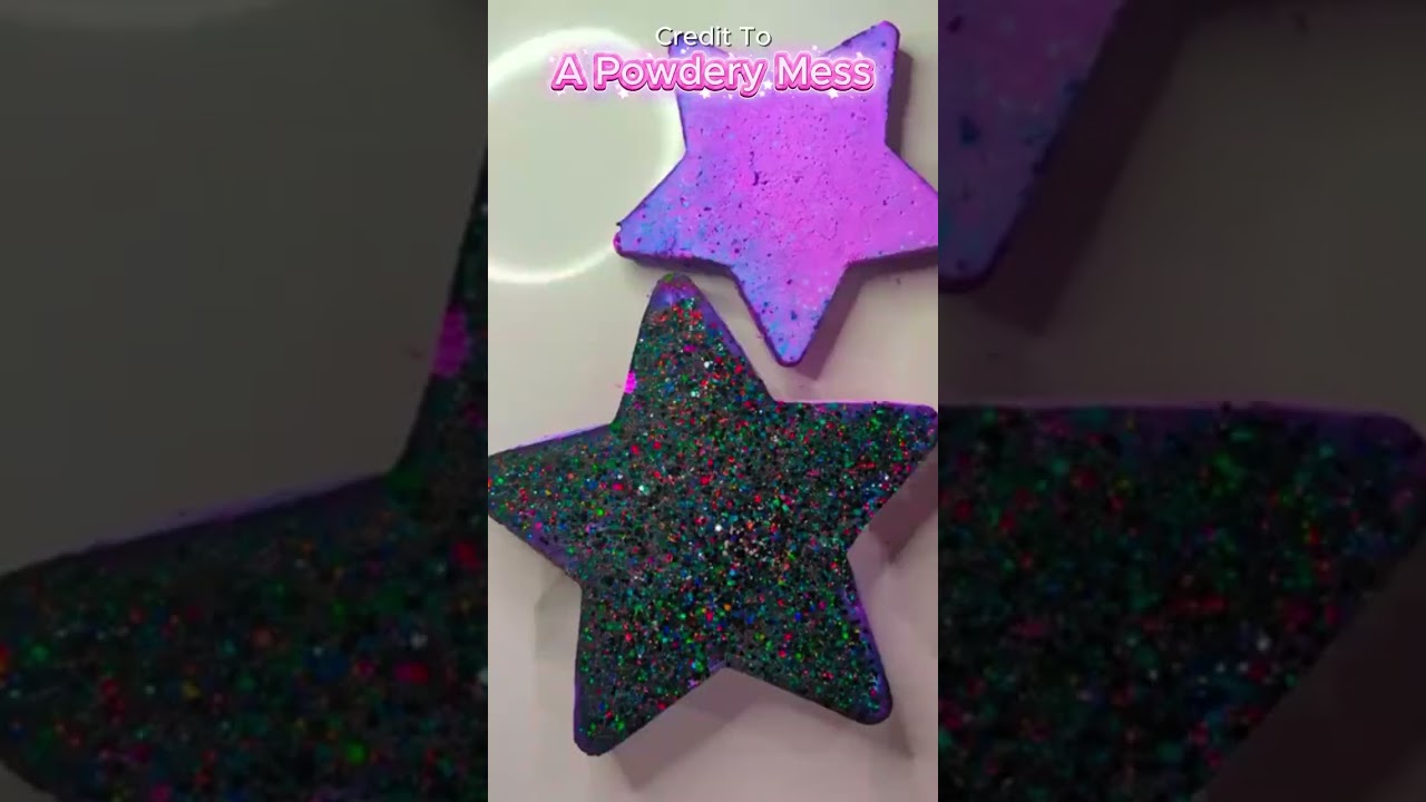 Video Compilation Of Colorful STARS Crushing ⭐✨🌟🤩 #oddlysatisfying #asmrsounds #relax #valentinesday