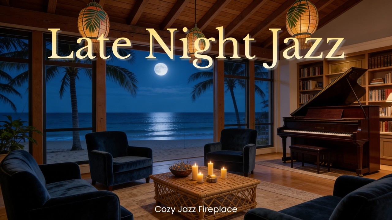 Gentle Night Piano Jazz ❤️🌙 – Calm & Cozy