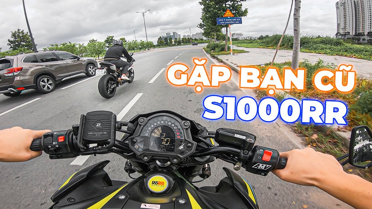 Gặp BẠN CŨ trong ngày BÌNH THƯỜNG MỚI | Z900 vs BMW S1000RR