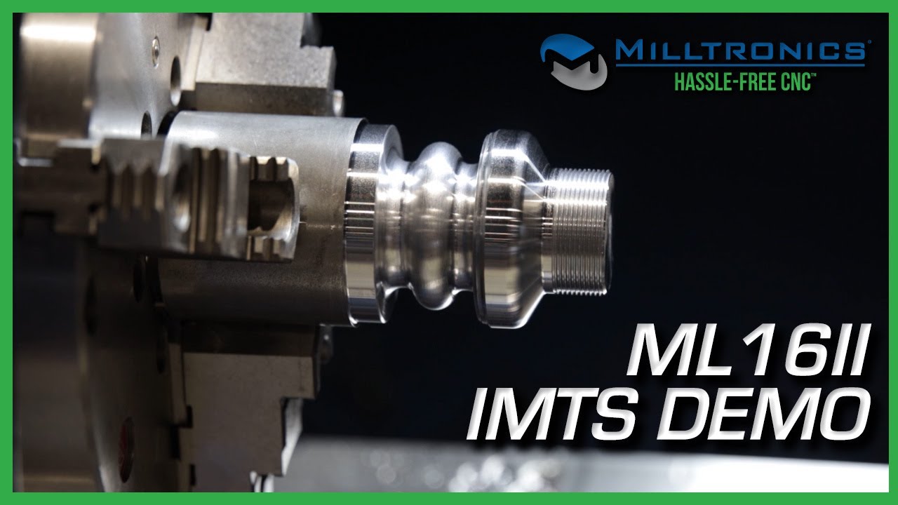 Milltronics ML16II IMTS 2022 Demo | CNC Lathe | Toolroom Lathe