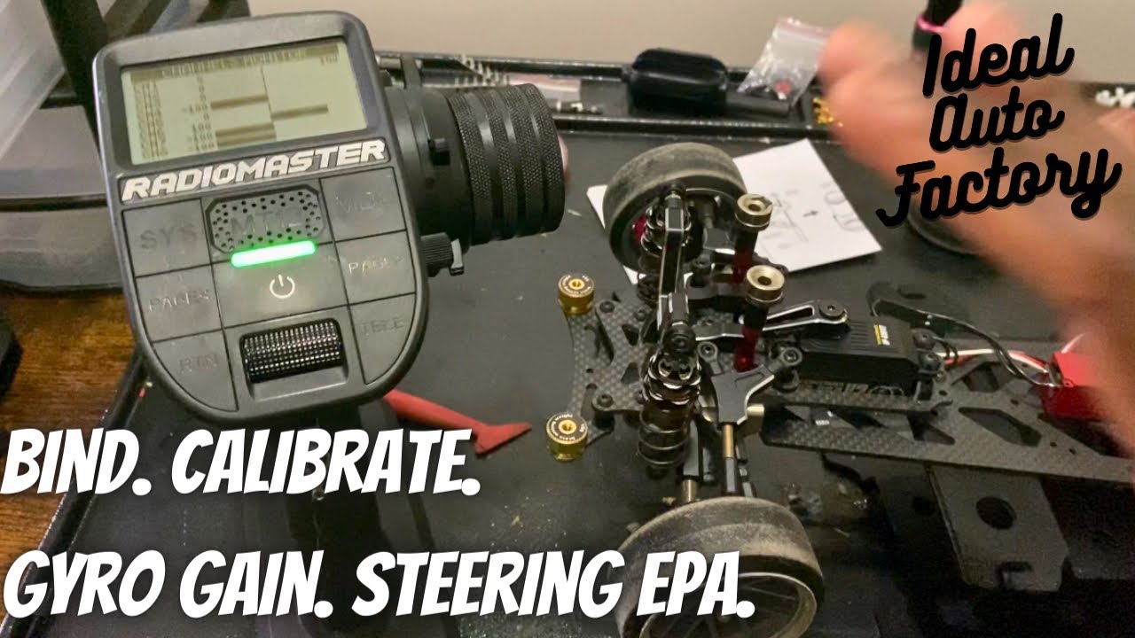 Radiomaster MT12 - Thorough RC Drift Setup