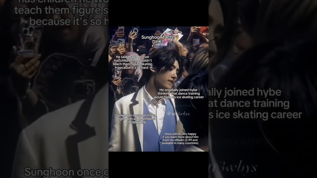 Sunghoon facts 🔥 #enhypen #sunghoon #kpop #viral #edit #facts