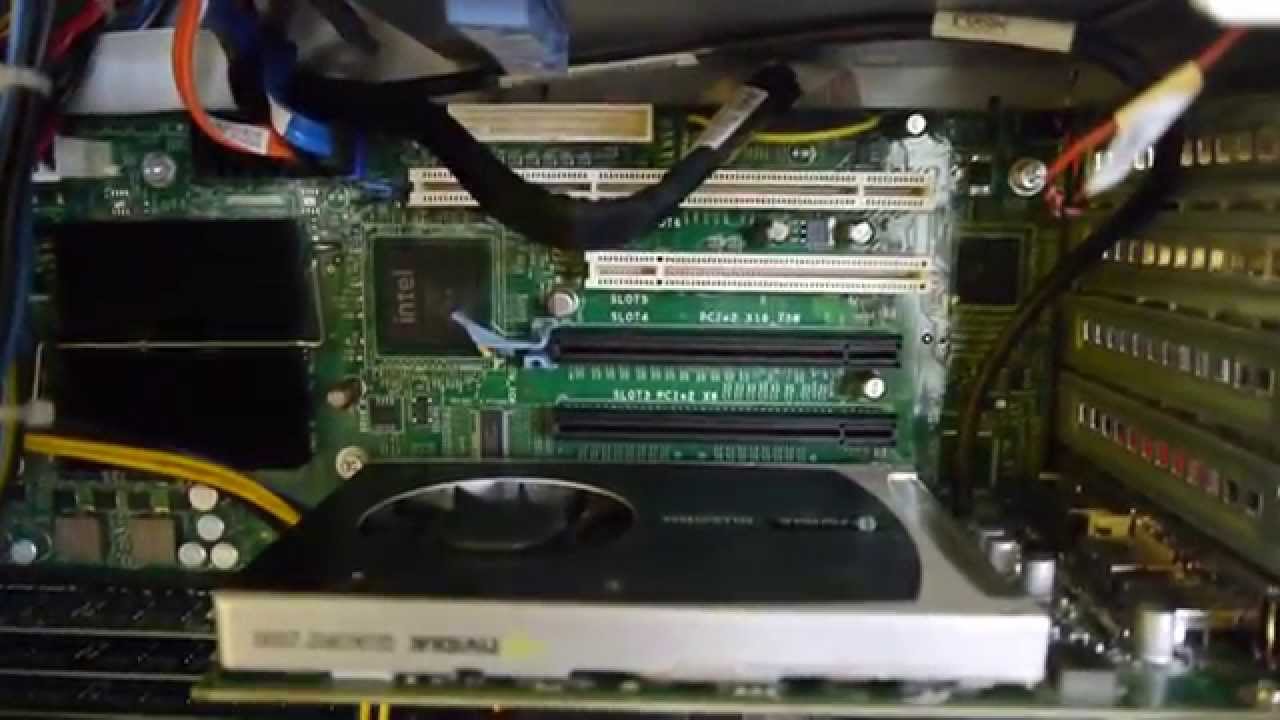 DELL Precision T5500 inside: 2 x Xeon E5520, 36GB ECC DDR3, Quadro 2000