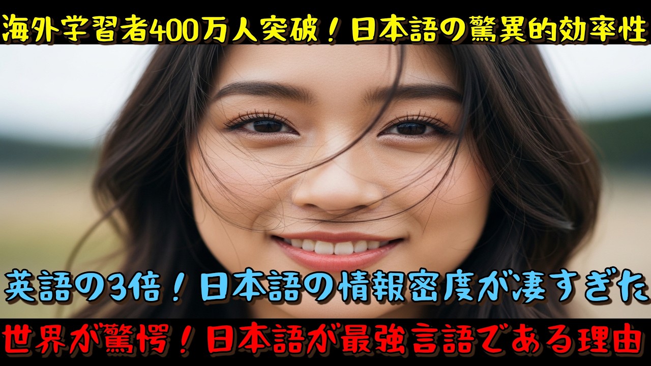 【衝撃】カナダ人言語学者が発見した日本語の圧倒的優位性…海外学習者400万人突破の理由がヤバすぎた
