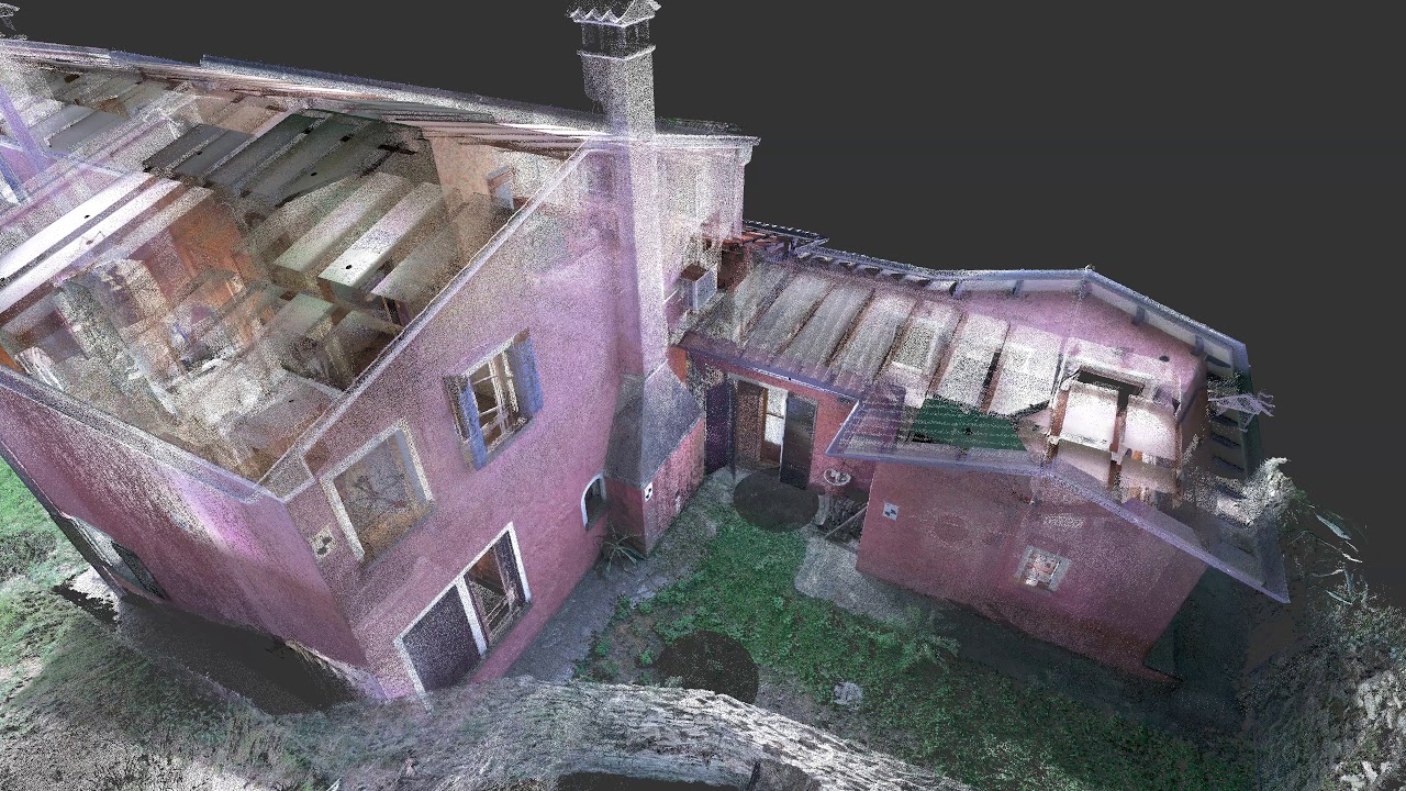 Rilievo Villetta con scanner Leica BLK 360