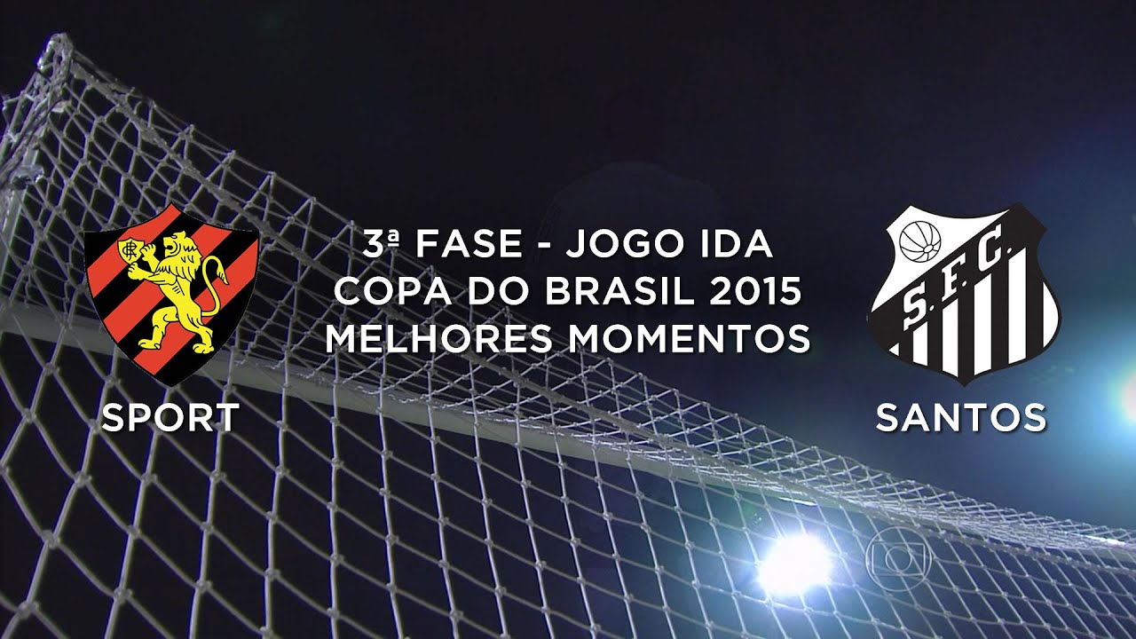 Melhores Momentos - Sport-PE 2 x 1 Santos-SP - Copa do Brasil - 20/05/2015