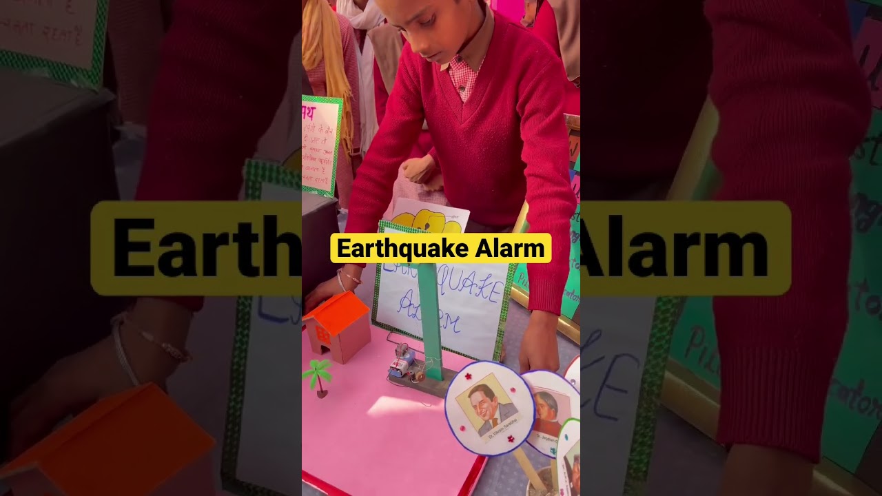 Earthquake Alarm Working Model | Science Project | Science Exhibition