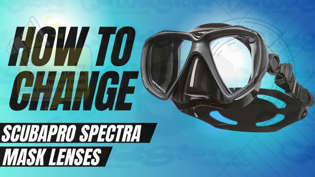How to Change ScubaPro Spectra Solara Lenes to Prescription Lenses! Buy in Description! #scubapro