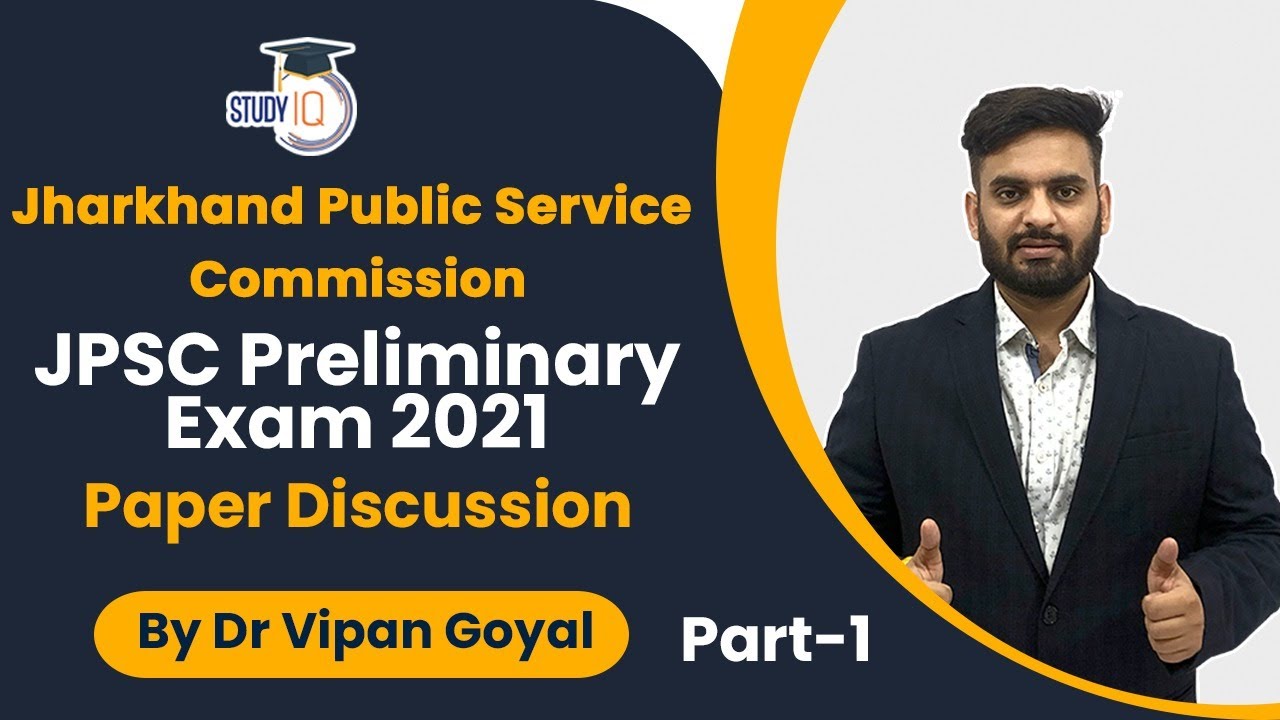 Answer Key JPSC 2021 l Jharkhand Public Service Commission 2021 GS Answer by Dr Vipan Goyal Part 1