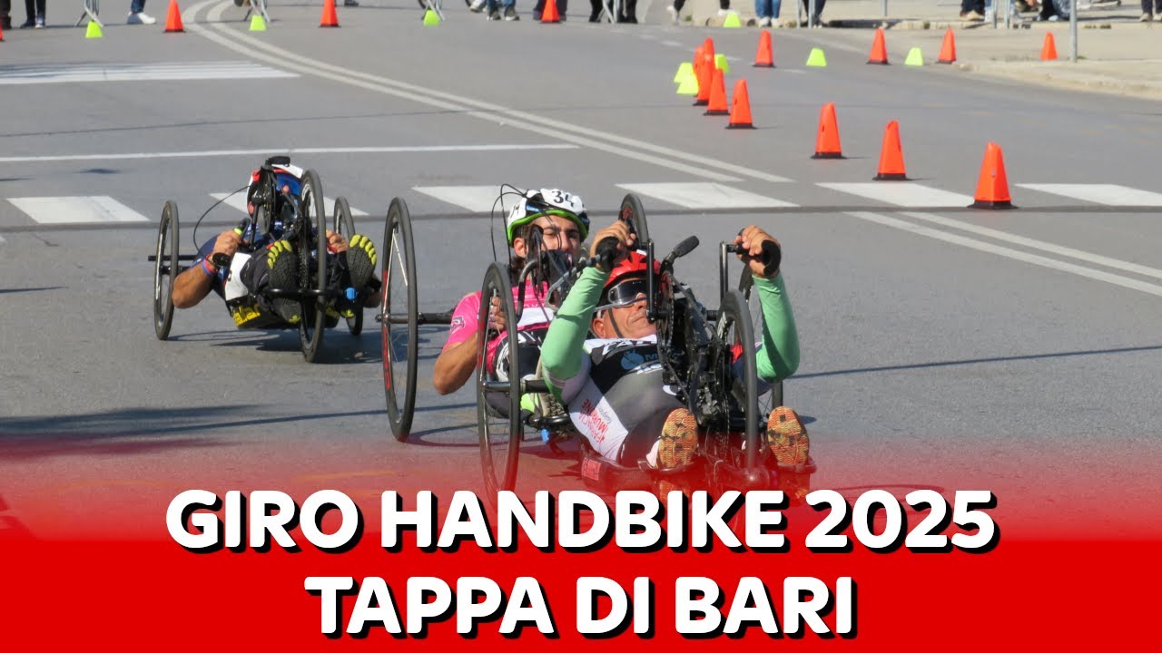 SUL LUNGOMARE DI BARI LA TAPPA CONCLUSIVA DEL GIRO HANDBIKE 2025