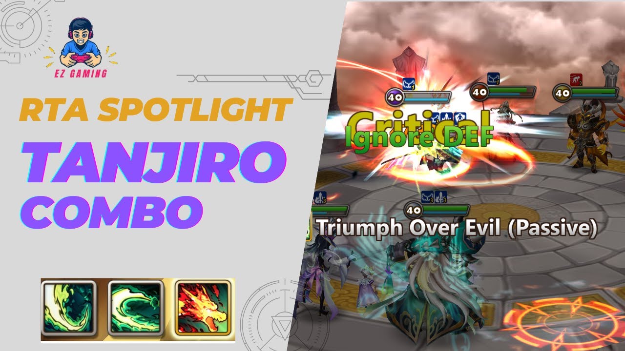 🔥 Tanjiro Light SUMMONERS WAR RTA Spotlight - The Blazing Sword Dominating RTA! 🔥
