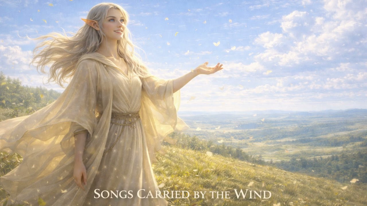 Songs Carried by the Wind (Lirae na Vëralas) | Airy Elven Hymn Fantasy Ambient