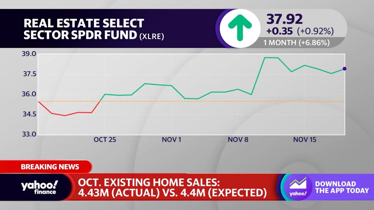 Housing: Existing home sales fall for 9th straight month in October