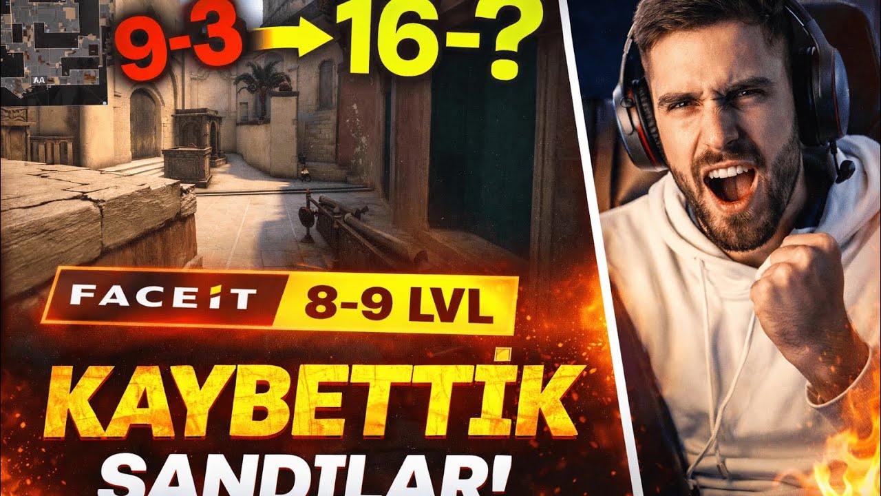 9-3’ten Geri Döndük! FACEIT 8-9 LVL Mirage OT Win 🔥