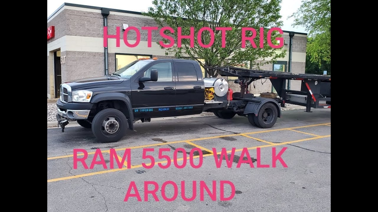 2008 Dodge Ram 5500 Cab and Chassis Hotshot Rig / car hauler