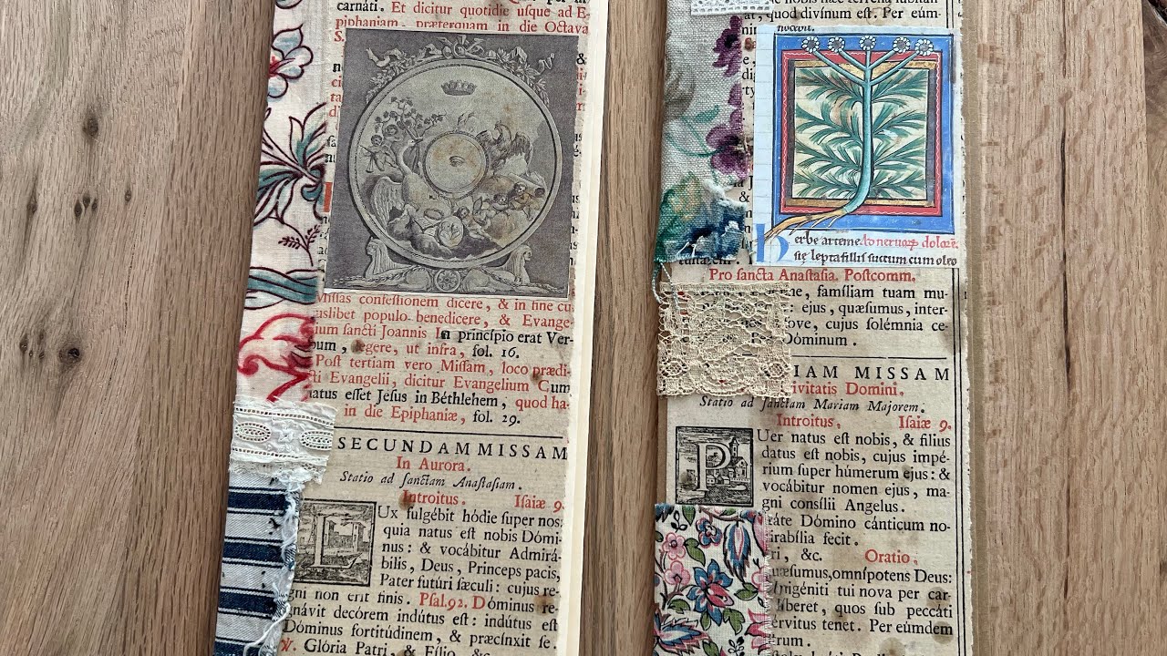 TUTORIAL HOW TO | Antique document journal | making the covers from file folders Part 1