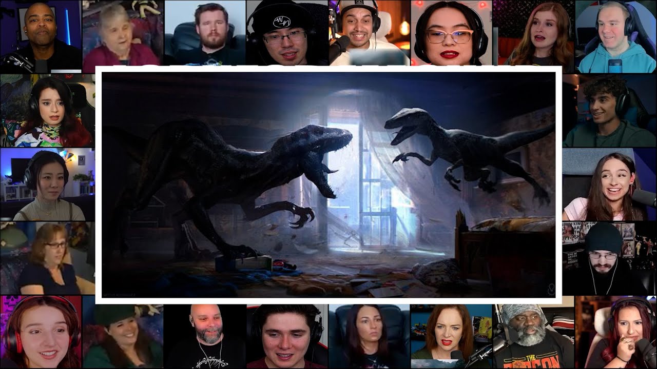 Blue vs Indoraptor  | Jurassic World : fallen Kingdom | Reaction Mashup | #jurassicworld