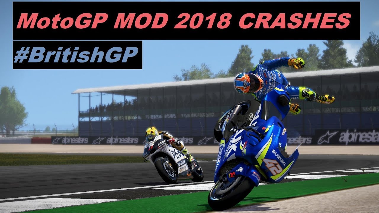 MotoGP 2018 Mod | Crash Compilation | PC GAMEPLAY | TV REPLAY MotoGP