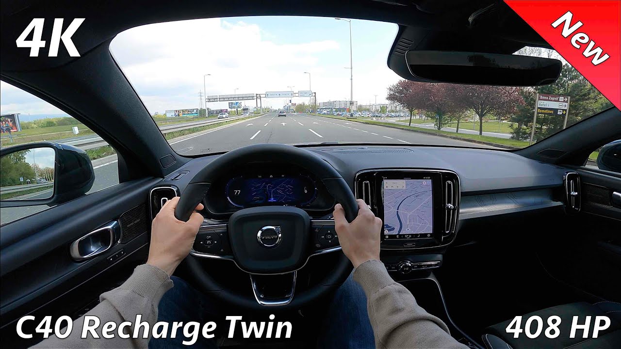 Volvo C40 Recharge Twin 2022 - тест-драйв от первого лица и ПОЛНЫЙ обзор в 4K | 408 л.с.