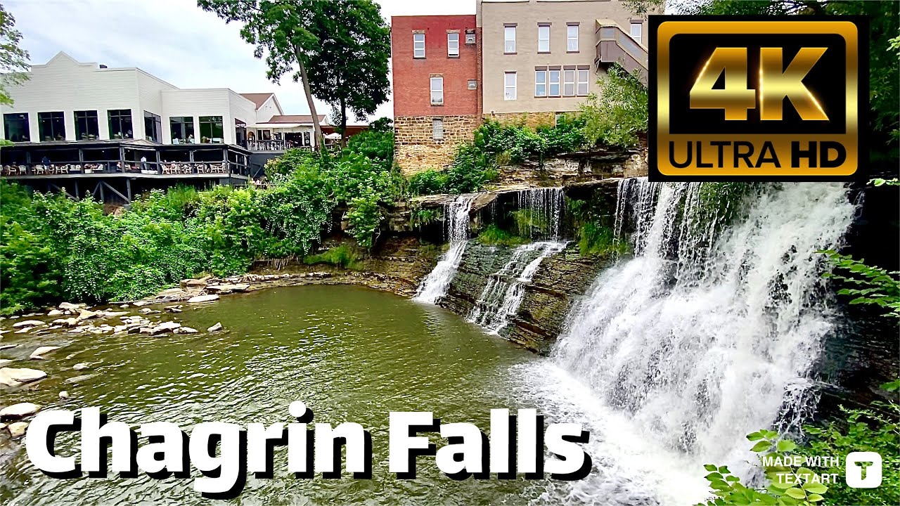 【4K】Chagrin Falls Ohio - Day Walk