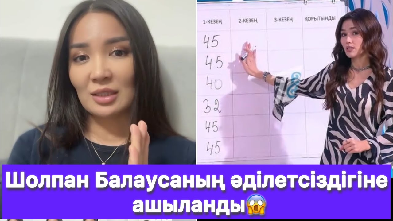Шолпан Балаусаның әділетсіздігіне ашыланды😱