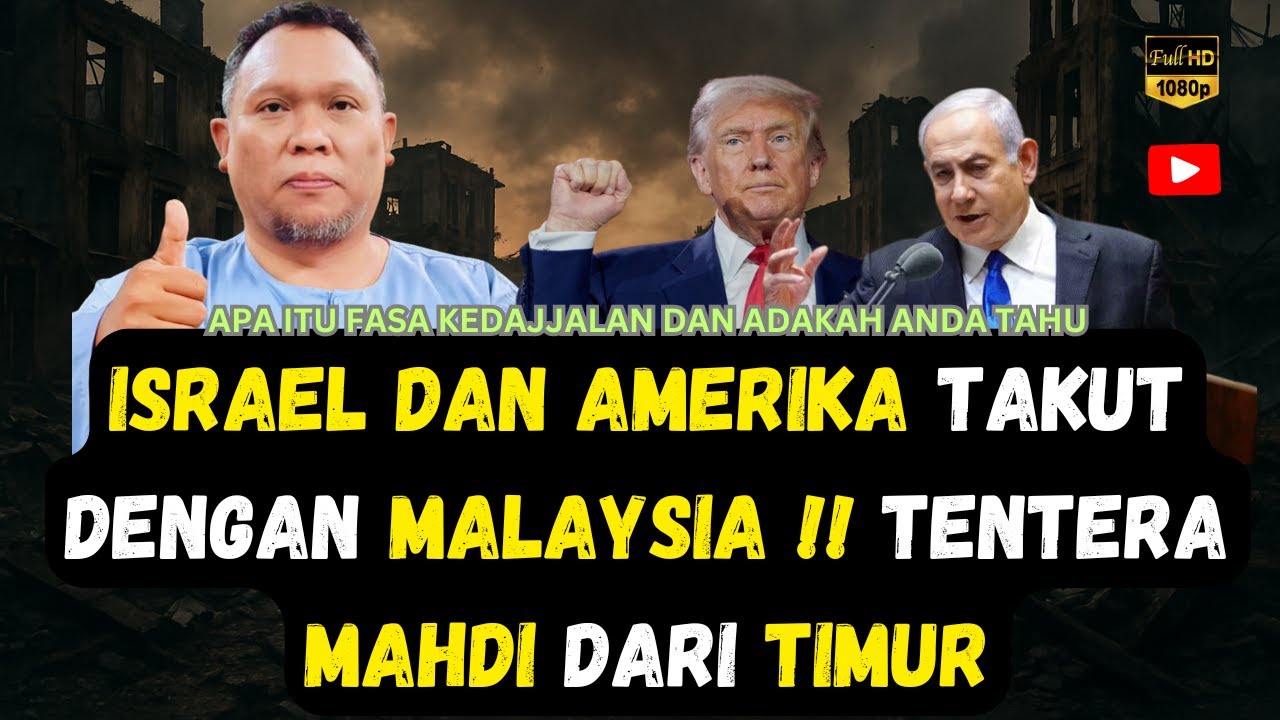 ISRAEL DAN AMERIKA TAKUT DENGAN MALAYSIA‼️TENTERA MAHDI DARI TIMUR - USTAZ AUNI & WADI