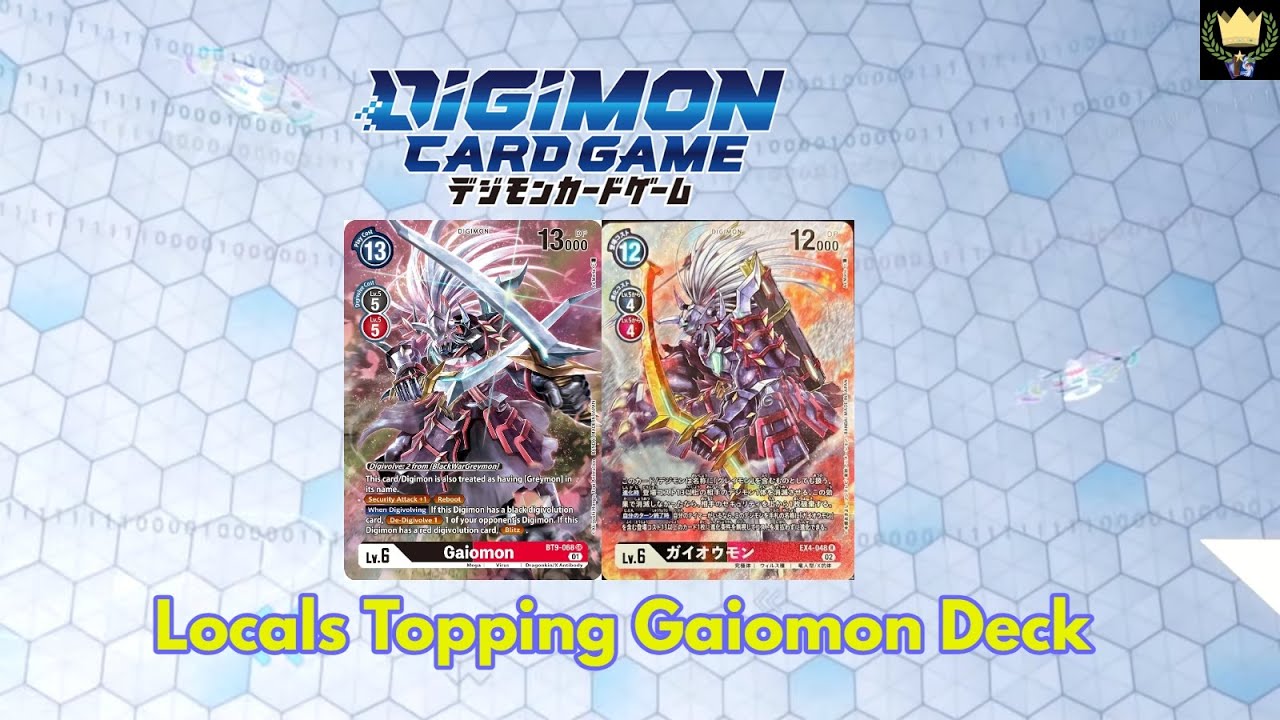 LOCALS TOPPING GAIOMON DECK PROFILE FEATERING NEW GAIOMON (BLACK BASE)